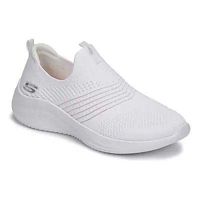 Skechers ULTRA FLEX 3.0 women's Slip-ons (Shoes) in White