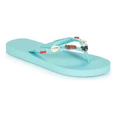 Banana Moon Lucero women's Flip flops / Sandals (Shoes) in Blue