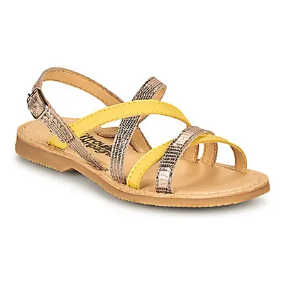 Citrouille et Compagnie GENTOU girls's Children's Sandals in Yellow