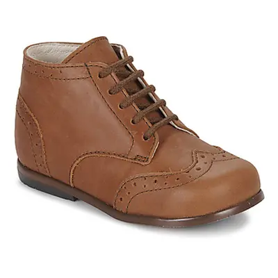 Little Mary LORD boys's Children's Shoes (High-top Trainers) in Brown