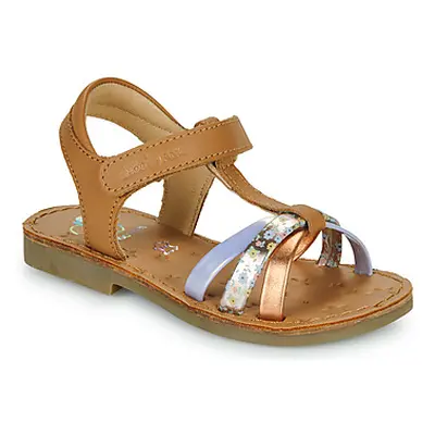 Shoo Pom HAPPY SALOME girls's Children's Sandals in Brown