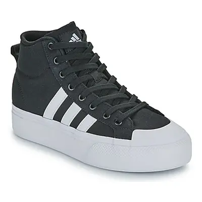 Adidas BRAVADA 2.0 MID PLATFORM women's Shoes (High-top Trainers) in Black