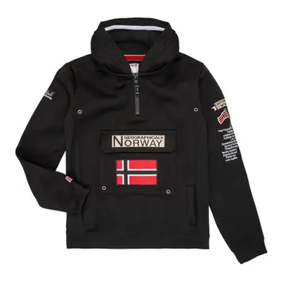 Geographical Norway GYMCLASS boys's Children's sweatshirt in Black