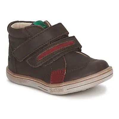 Kickers TAXI boys's Children's Mid Boots in Brown