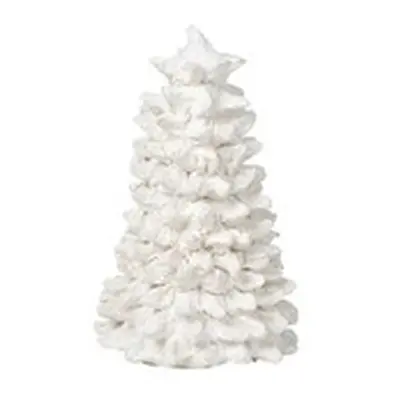 Broste Copenhagen SAPIN 'PULP' COTON 's Christmas decorations in White