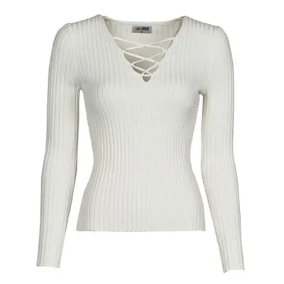 Yurban ASTEROPA women's Sweater in White