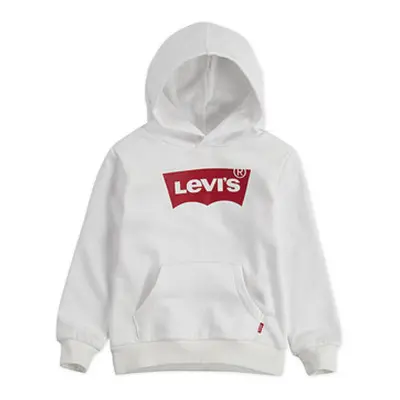 Levis BATWING HOODIE boys's Children's sweatshirt in White