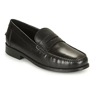 Geox U NEW DAMON B men's Loafers / Casual Shoes in Black