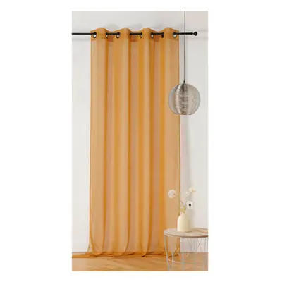 Linder ETAMINE GIVREE 's Sheer curtains in Yellow