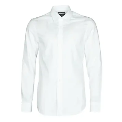 G-Star Raw DRESSED SUPER SLIM SHIRT LS men's Long sleeved Shirt in White