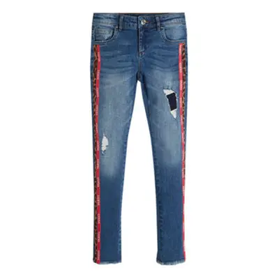 Guess TRAMIN girls's Children's Skinny Jeans in Blue