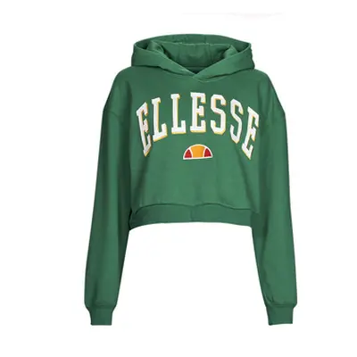 Ellesse RAMO CROP HOODY women's Sweatshirt in Green