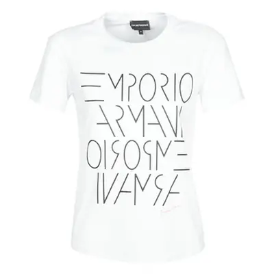 Emporio Armani DONOVANN women's T shirt in White