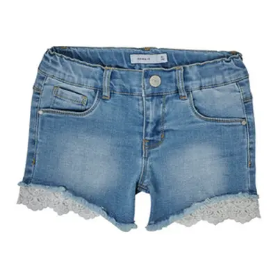 Name it NKFSALLI DNMTAHA girls's Children's shorts in Blue