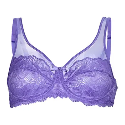 DIM GENEROUS ESSENTIEL women's Underwire bras in Purple