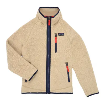 Patagonia RETRO PILE JACKET girls's Children's fleece jacket in Beige