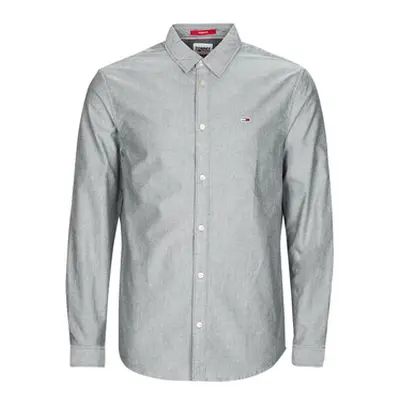 Tommy Jeans TJM CLASSIC OXFORD SHIRT men's Long sleeved Shirt in Grey