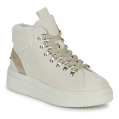 Yurban GRENOBLE women's Shoes (High-top Trainers) in White