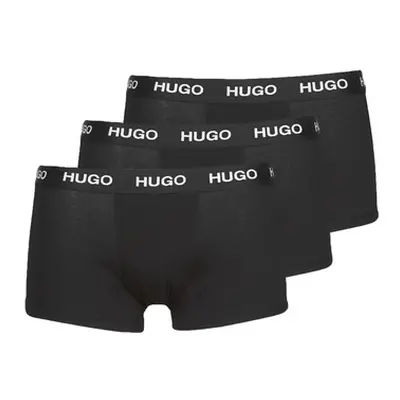 HUGO TRUNK TRIPLET PACK men's Boxer shorts in Black