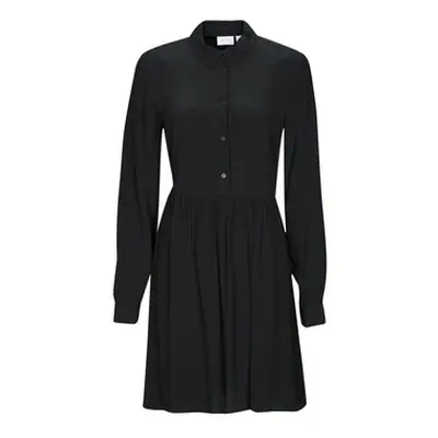 Vila VIFINI L/S SHIRT DRESS/SU women's Dress in Black