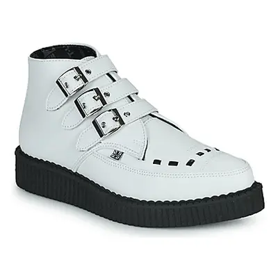 TUK POINTED CREEPER 3 BUCKLE BOOT men's Mid Boots in White