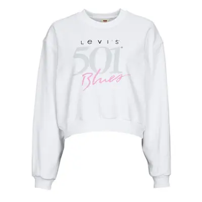 Levis GRAPHIC VINTAGE CREW women's Sweatshirt in White