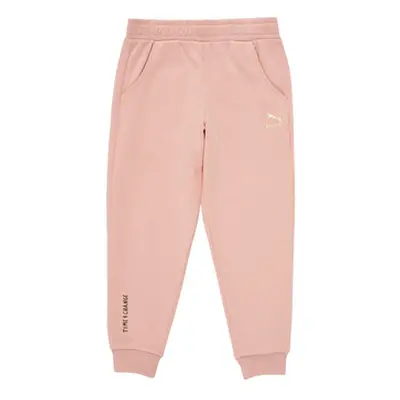 Puma T4C SWEATPANT girls's Children's Sportswear in Pink