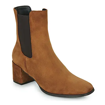 So Size ALTANE women's Low Ankle Boots in Brown