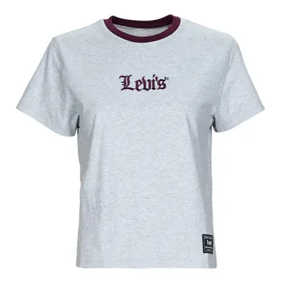 Levis GRAPHIC CLASSIC TEE women's T shirt in Grey