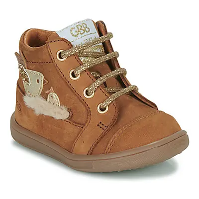 GBB ELVINA girls's Children's Shoes (High-top Trainers) in Brown