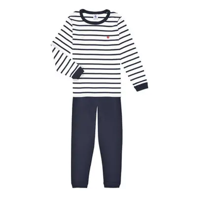 Petit Bateau TECHI boys's Sleepsuits in Marine