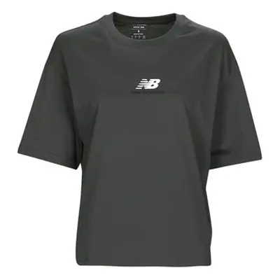 New Balance Athletics 1/4 Zip women's T shirt in Black