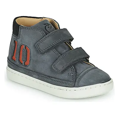 Shoo Pom PLAY ALPHA boys's Children's Shoes (High-top Trainers) in Grey