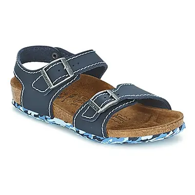 Birki's NEW YORK girls's Children's Sandals in Blue