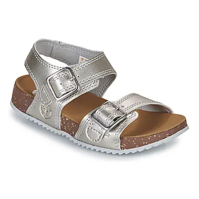 Timberland CASTLE ISLAND 2 STRAP girls's Children's Sandals in Silver