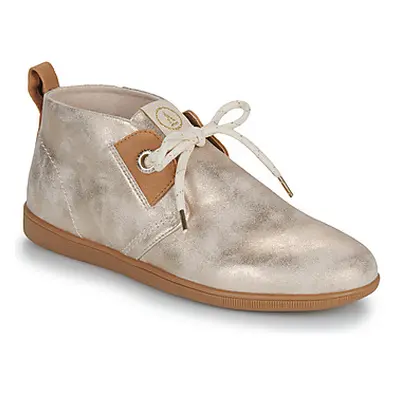 Armistice STONE MID CUT women's Shoes (High-top Trainers) in Gold