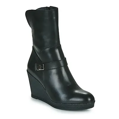 Otess / Zoï 11870-ANIL-NOIR women's Low Ankle Boots in Black