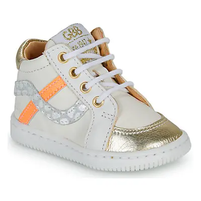 GBB FLYNN girls's Children's Shoes (High-top Trainers) in White