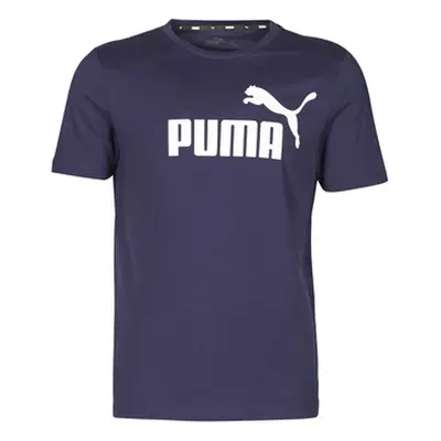 Puma ESSENTIAL TEE men's T shirt in Marine