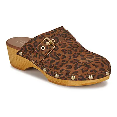 Betty London PAQUITA women's Clogs (Shoes) in Brown