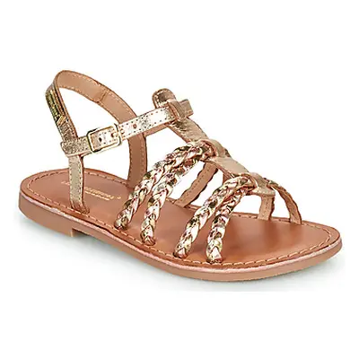 Les Tropéziennes par M Belarbi BAIA girls's Children's Sandals in Gold