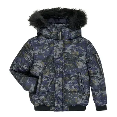 Ikks XR41133 boys's Children's Jacket in Multicolour