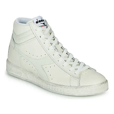 Diadora GAME L HIGH WAXED men's Shoes (High-top Trainers) in White