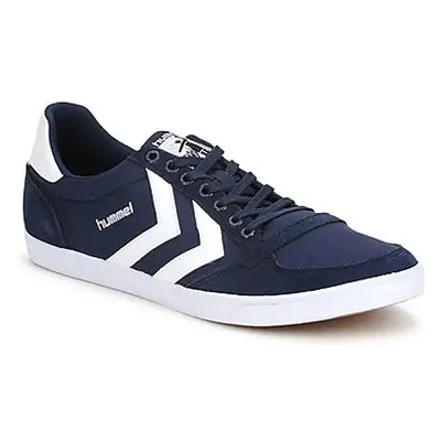 Hummel SLIMMER STADIL LOW men's Shoes (Trainers) in Blue