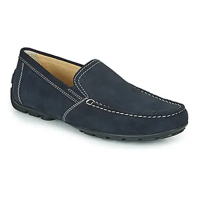 Geox MONET men's Loafers / Casual Shoes in Blue