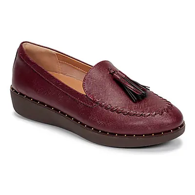 FitFlop PETRINA PATENT LOAFERS women's Loafers / Casual Shoes in Red