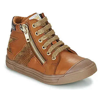 GBB ISOBEL girls's Children's Shoes (High-top Trainers) in Brown