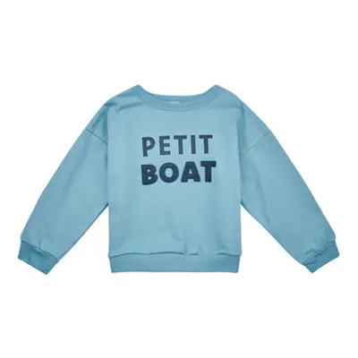 Petit Bateau LOGO boys's Children's sweatshirt in Blue