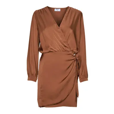 Betty London SAVYNA women's Dress in Brown