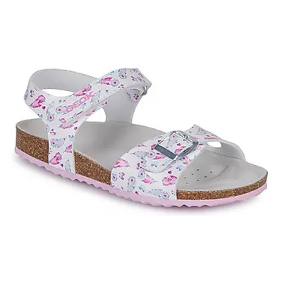 Geox J ADRIEL GIRL girls's Children's Sandals in Multicolour